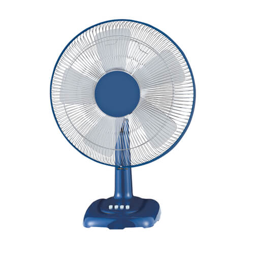 Oscillating desk top fan