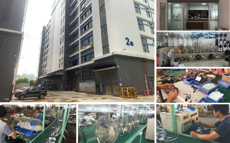 electric fans and air fryers manufacturing factory