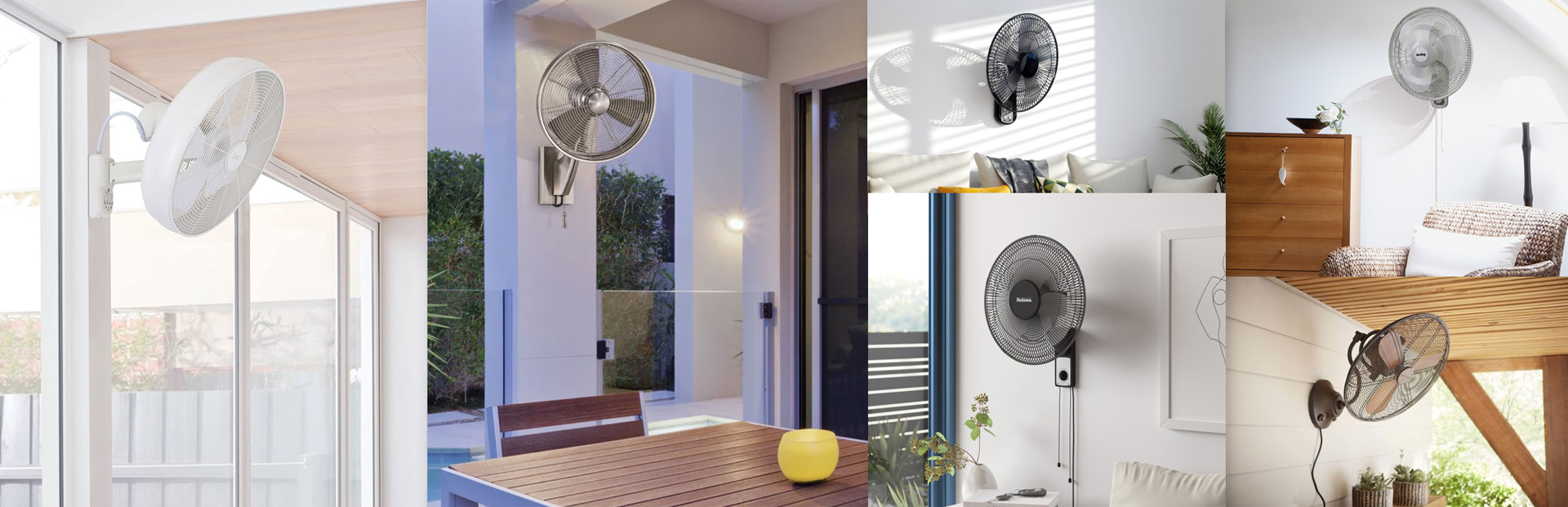 wall-mounted fan manufacturer & supplier produce wall mounting fans in plastic & metal, remote & Alexa control models