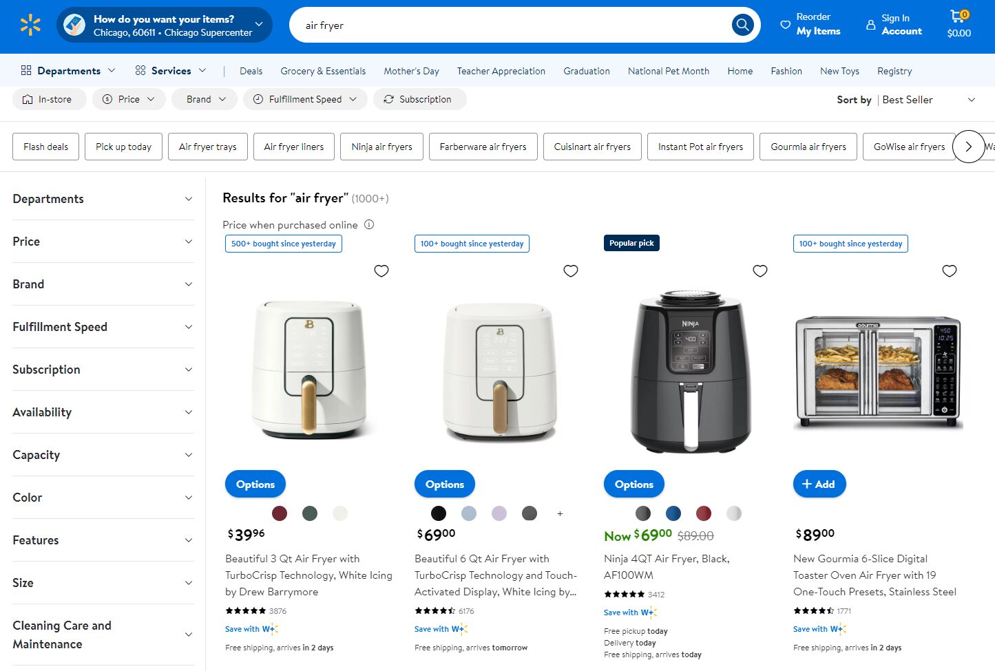 Best Air Fryers on Walmart