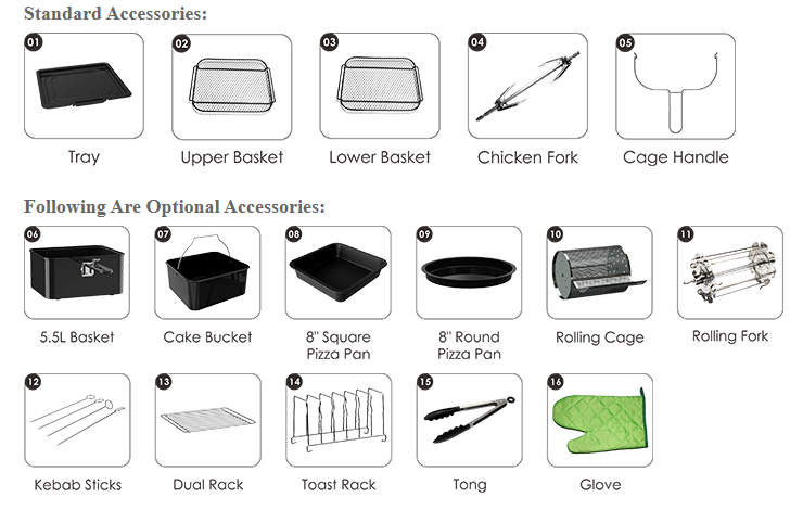 air fryers accessories_air fryer accessory from manufacturer